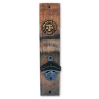 Texas A&M Aggies Barrel Stave Wall Mount Bottle Opener