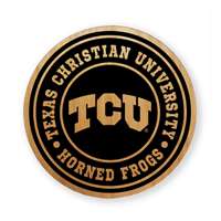 TCU Horned Frogs Alderwood Coasters - Set of 4 - TCU