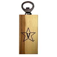 Vanderbilt Commodores Wooden Bottle Opener