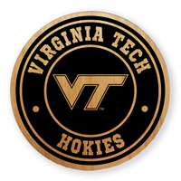 Virginia Tech Hokies Alderwood Coasters - Set of 4