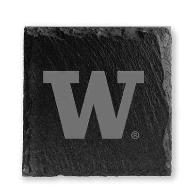 Washington Huskies Slate Coasters - Set of 4 - W Logo