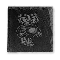 Wisconsin Badgers Slate Coasters - Set of 4