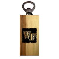 Wake Forest Demon Deacons Wooden Bottle Opener