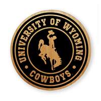 Wyoming Cowboys Alderwood Coasters - Set of 4