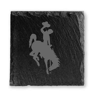 Wyoming Cowboys Slate Coasters - Set of 4