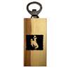 Wyoming Cowboys Wooden Bottle Opener