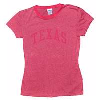 Texas T-shirt - Ladies Ringer By League - Dark Pink