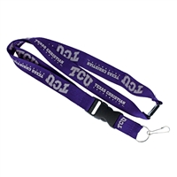 Tcu Horned Frogs Logo Lanyard