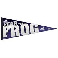 Tcu Horned Frogs Premium Pennant - 12" X 30" - Fear the Frog