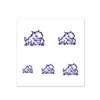 Tcu Horned Frogs Fingernail Tattoos - 4 Pack