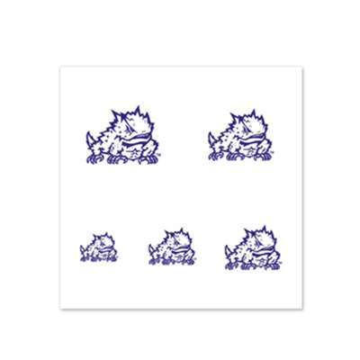 Tcu Horned Frogs Fingernail Tattoos - 4 Pack