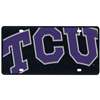 Tcu Horned Frogs Full Color Mega Inlay License Plate