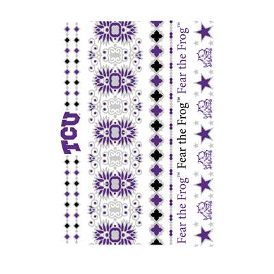 TCU Horned Frogs Jewelry Flash Tattoos