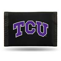 Tcu Horned Frogs Nylon Tri-Fold Wallet