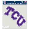 TCU Horned Frogs Full Color Die Cut Decal - 8" X 8"