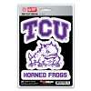 TCU Horned Frogs Decals - 3 Pack