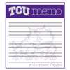 This 2 pack of memo pads features a team logo with a team color header that says Memo on each page. The body of the pad has lines and has a team logo in the background. Each pad contains 50 pages. (2 pack of 50each). Measures 4.5 inches wide by 5 inches t