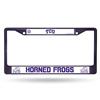 TCU Horned Frogs Team Color Chrome License Plate Frame