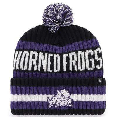 TCU Horned Frogs 47 Brand Bering Cuff Knit Beanie