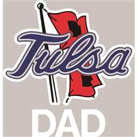 Tulsa Golden Hurricanes Transfer Decal - Dad