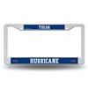 Tulsa Golden Hurricanes White Plastic License Plate Frame