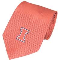 Illinois Fighting Illini Solid Silk Necktie