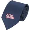 Mississippi Ole Miss Rebels Solid Silk Necktie