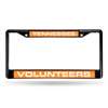 Tennessee Volunteers Inlaid Acrylic Black License Plate Frame