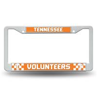 Tennessee Volunteers White Plastic License Plate Frame