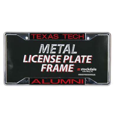 Texas Tech Red Raiders Metal Alumni Inlaid Acrylic License Plate Frame