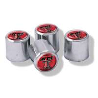 Texas Tech Red Raiders Domed Valve Stem Caps