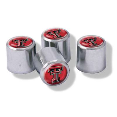 Texas Tech Red Raiders Domed Valve Stem Caps