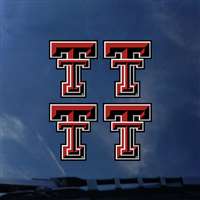 Texas Tech Red Raiders Transfer Decals - Set of 4