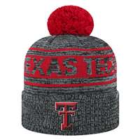 Texas Tech Red Raiders Top of the World Sock It 2 Me Knit Beanie