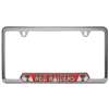 Texas Tech Red Raiders Stainless Steel License Plate Frame