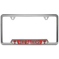 Texas Tech Red Raiders Stainless Steel License Plate Frame