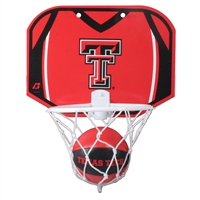 Texas Tech Red Raiders Mini Basketball And Hoop Set