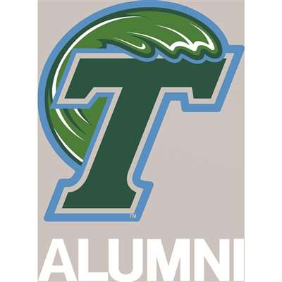 Tulane Green Wave Transfer Decal - Alumni