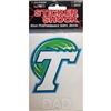 Tulane Green Wave Transfer Decal - Dad