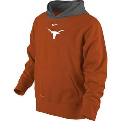 Nike Texas Longhorns Youth Performance Pullover Hoodie