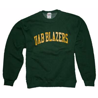 Alabama Birmingham Crewneck Sweatshirt, Forest