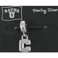 Uconn Huskies Sterling Silver Charm Bead