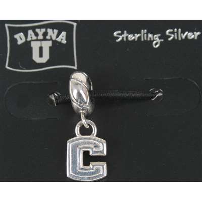 Uconn Huskies Sterling Silver Charm Bead