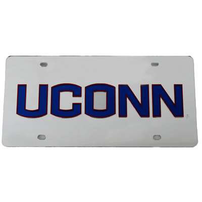 Uconn Huskies Inlaid Acrylic License Plate - UCONN