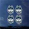 UConn Huskies Transfer Decals - Set of 4