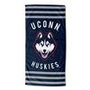 UConn Huskies Stripes Beach Towel