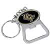 Central Florida Knights Metal Key Chain And Bottle Opener W/domed Insert