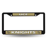 UCF Knights Black Plastic License Plate Frame