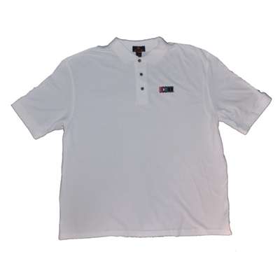 Uconn Polo - White With Uconn