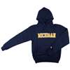 Michigan Hooded Sweatshirt - Michigan Straight - By Champion - Navy